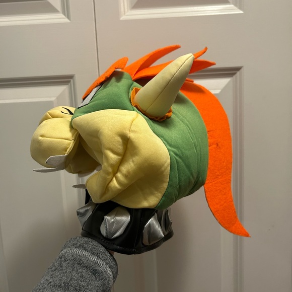 Kids Bowser Headpiece and Shell - Picture 4 of 8